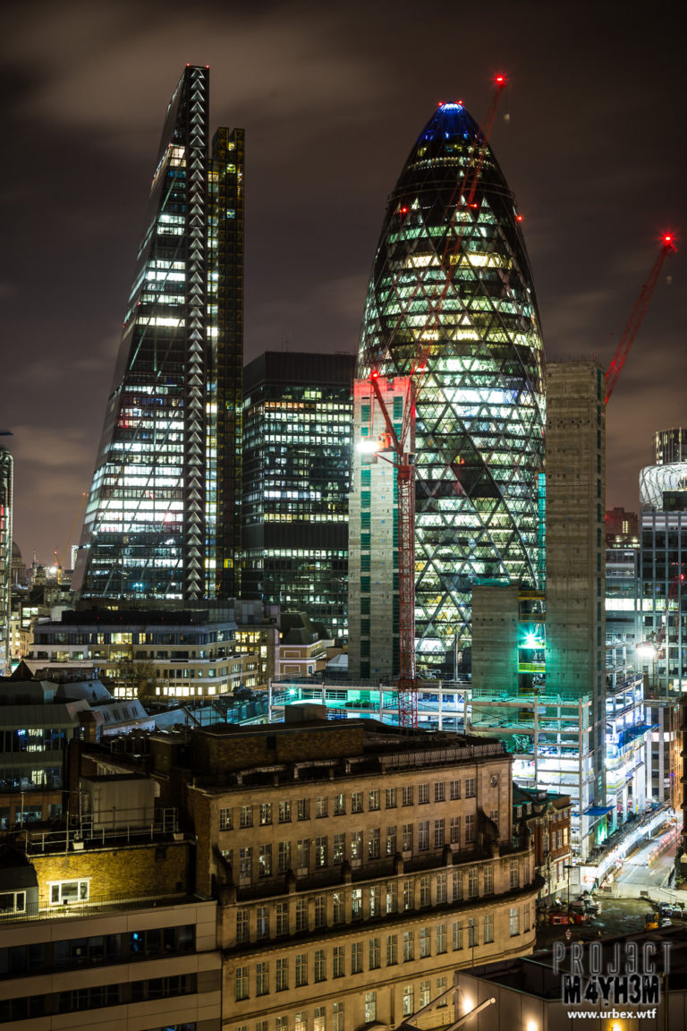 London at night