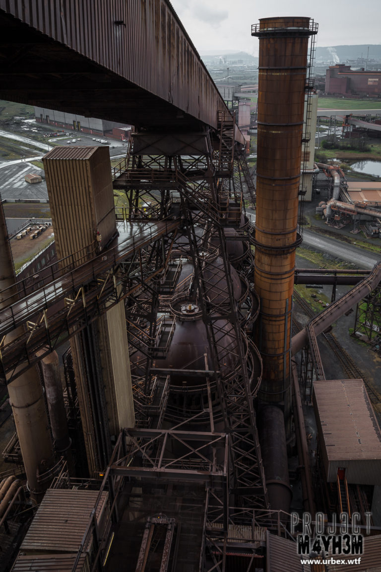 Teeside Steelworks Blast Furnace Redcar