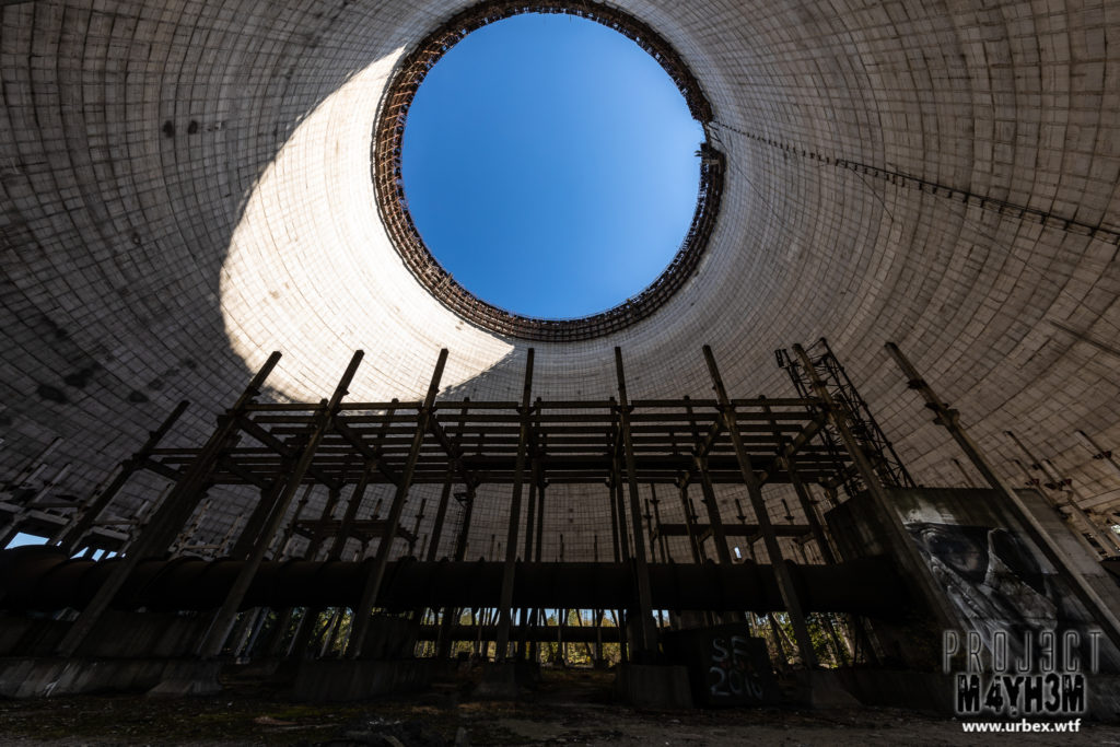 The Chernobyl Nuclear Power Plant - Cooling towers for reactors