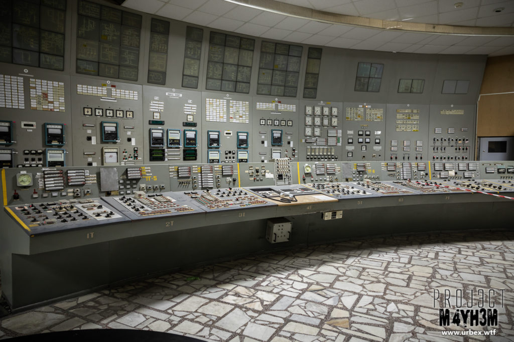 The Vladimir Ilyich Lenin Nuclear Power Plant aka The Chernobyl Nuclear Power Plant - Reactor 3 Control Room